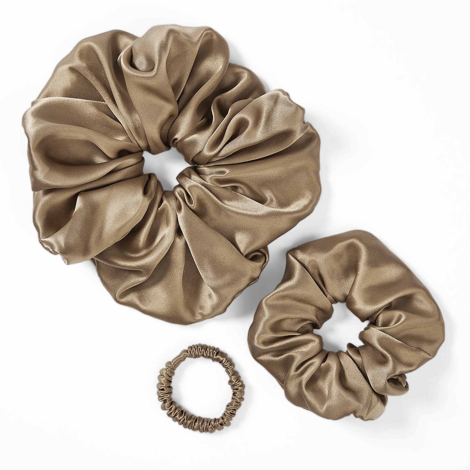 Silk Scrunchie Trio - KAILU